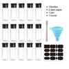 5/10/15/20PC Jars for Spices Salt and Pepper Shaker Seasoning Jar Spice Organizer Plastic Barbecue Condiment Kitchen Gadget Tool