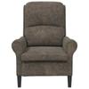 Armchair Dark Grey Synthetic Leather