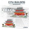 World Famous Culture Architecture Micro Diamond Block China Nanjing Confucius Temple Nanking Mini Building Brick Nanobrick Toys