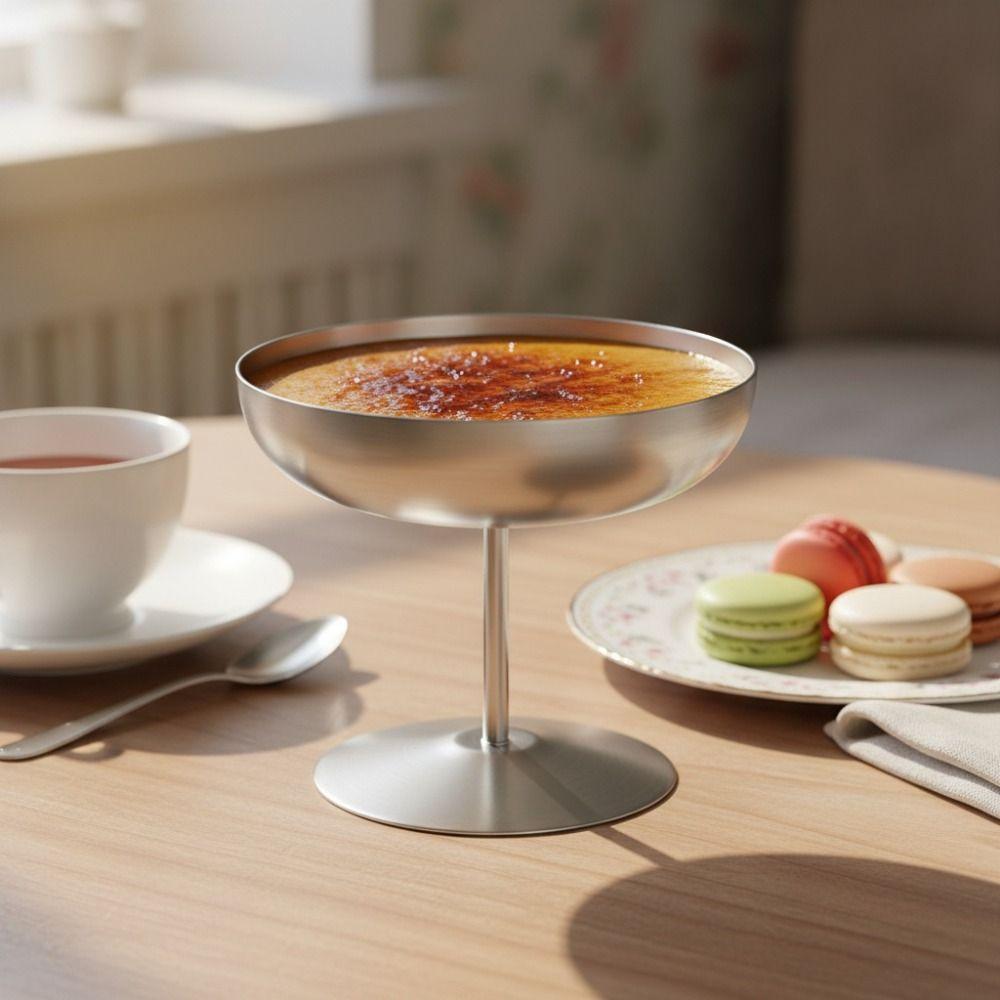 Rust-proof Goblet Stainless Steel Pudding Cup Durable Dessert Cup Bar