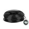 Steel Wire Braided Nylon Trimmer Line: Wear-Resistant, Sawtooth Weeding Rope for Mowing.