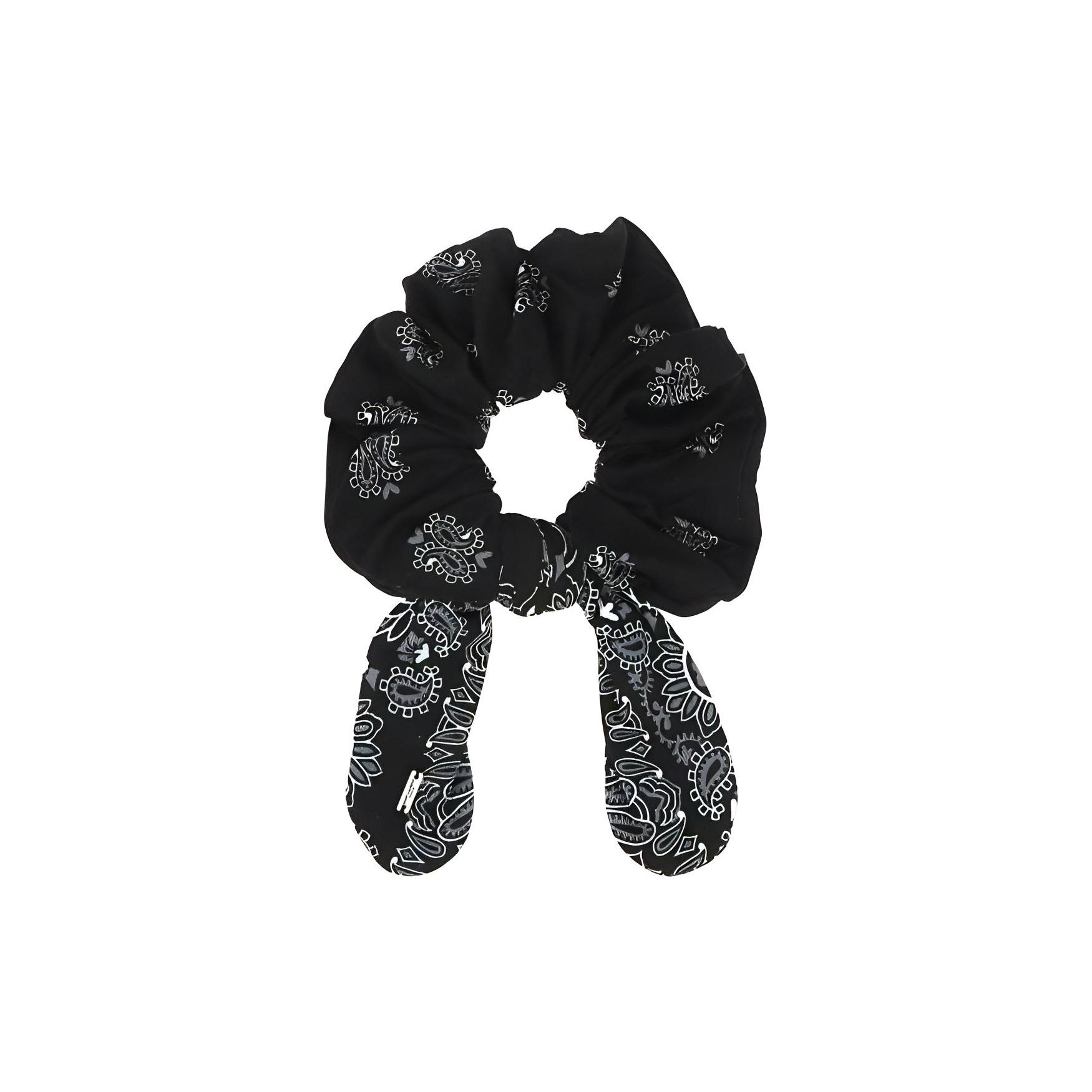 Saint Laurent Fashion Print Hair Tie Women accessories Black 6829703YI971078 Black,F