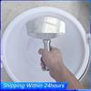 Stainless Steel Bucket Scoop Arc-shape Shovel Bucket Scoop Drywall and Plaster Tool Hand Tool for Drywall Finishing
