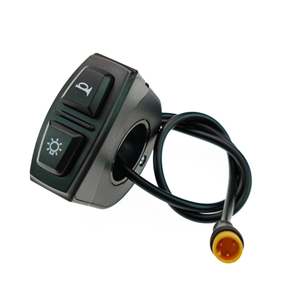 

Electric Bike and Scooter 2in1 Switch Button for Headlight and Speaker 3pin