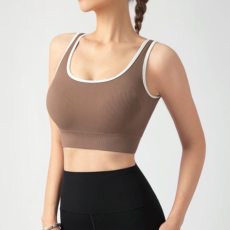 Yuka Lian Women's Shockproof One-Piece Cross-Border Yoga Vest & Fitness Bra