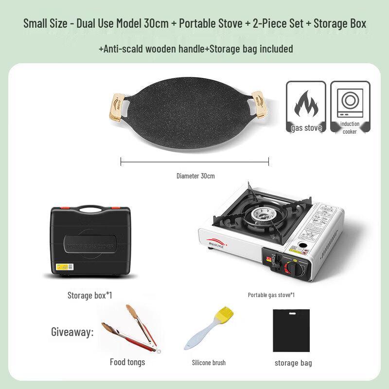ZISIZ Multi-Use Iron Grill Pan