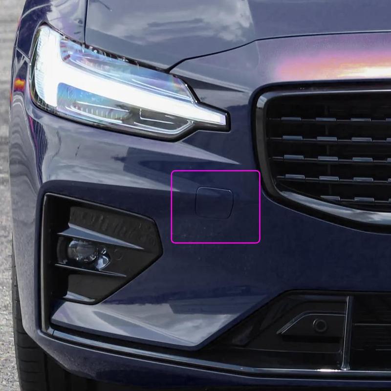 

Car Front Bumper Tow Hook Eye Cap Cover Fit for Volvo S60 V60 Blue