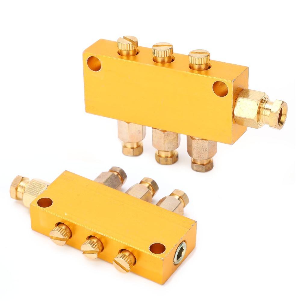 TKType Lubrication System 6Mm Inlet Piston Distributor Durable Divider Valve Industrial Machinery
