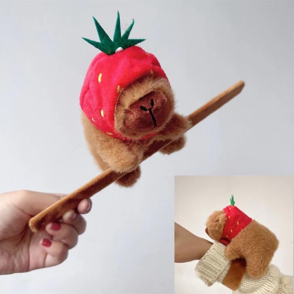 

Творческий милый капибара хлопающий круг животное браслет мультфильм шлепок браслеты украшение автомобиля плюшевая игрушка капибара кукла браслет