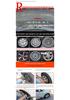 Wuling Bingo Electric Vehicle Wheel Hub Decorative Plastic Cover, 15-Inch.