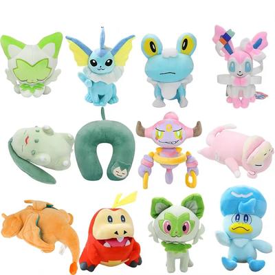 Sprigatito Chikorita Slowpoke Froakie Arceus Quaxly Glurak Plüschtiere Anime Kuscheltier Sprigatito Fuecoco Plüschpuppe Geschenke