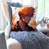 Kurosaki Ichigo Anime Bleach Pillow Case Square Pillow Bedroom Sofa LeisureComfort Cushion Car Living Room Home Decoration 40X40