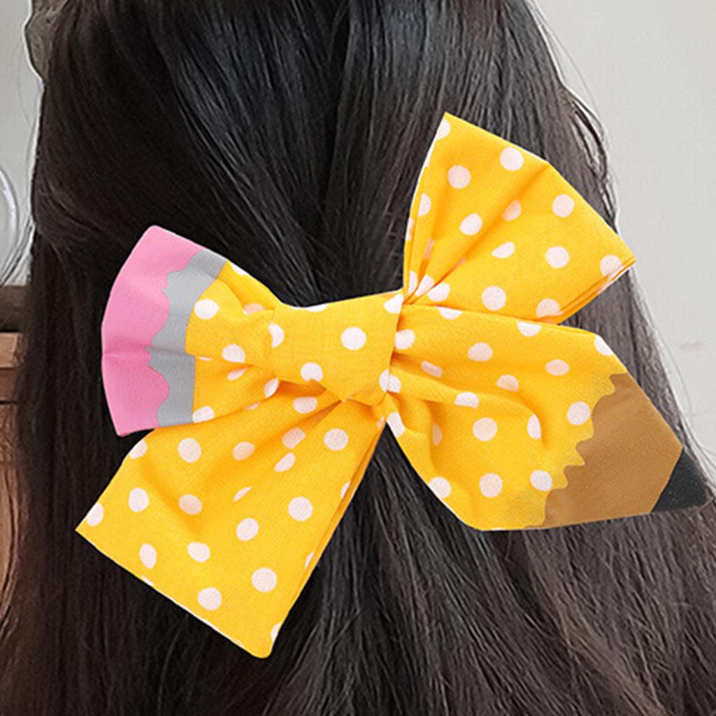 Eye Catching Polka Dot Fabric Hair Clip Soft Comfortable Back to School Headband Headpieces Fashion Accessory for Women