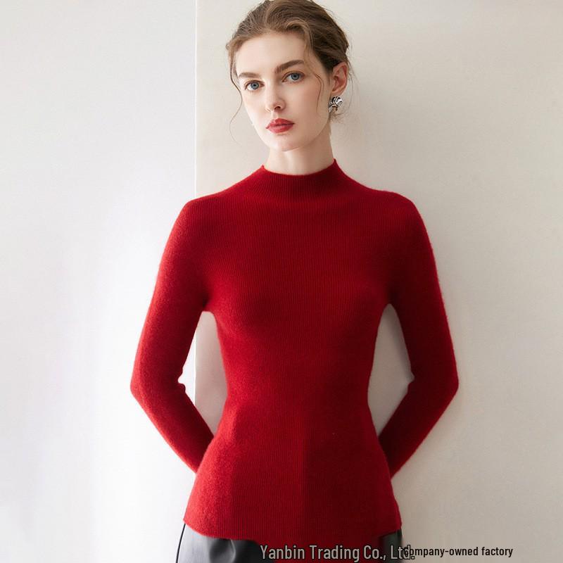 Women's Pure Cashmere Slimming Knitwear Warm Top