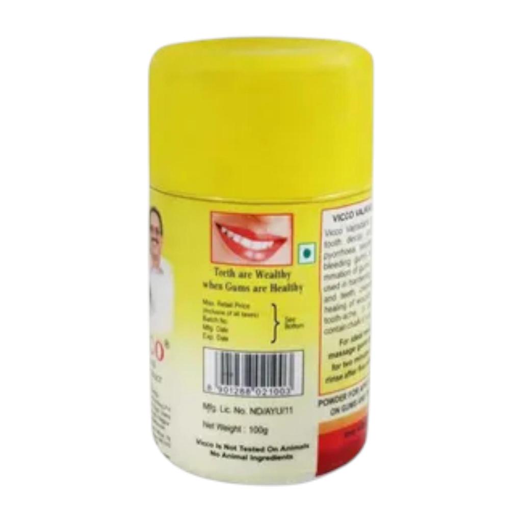 Vicco Vajradanti Gum Protection Toothpowder 100g Pack of 3 – Herbal Ayurvedic Oral Care for Strong Teeth and Gums