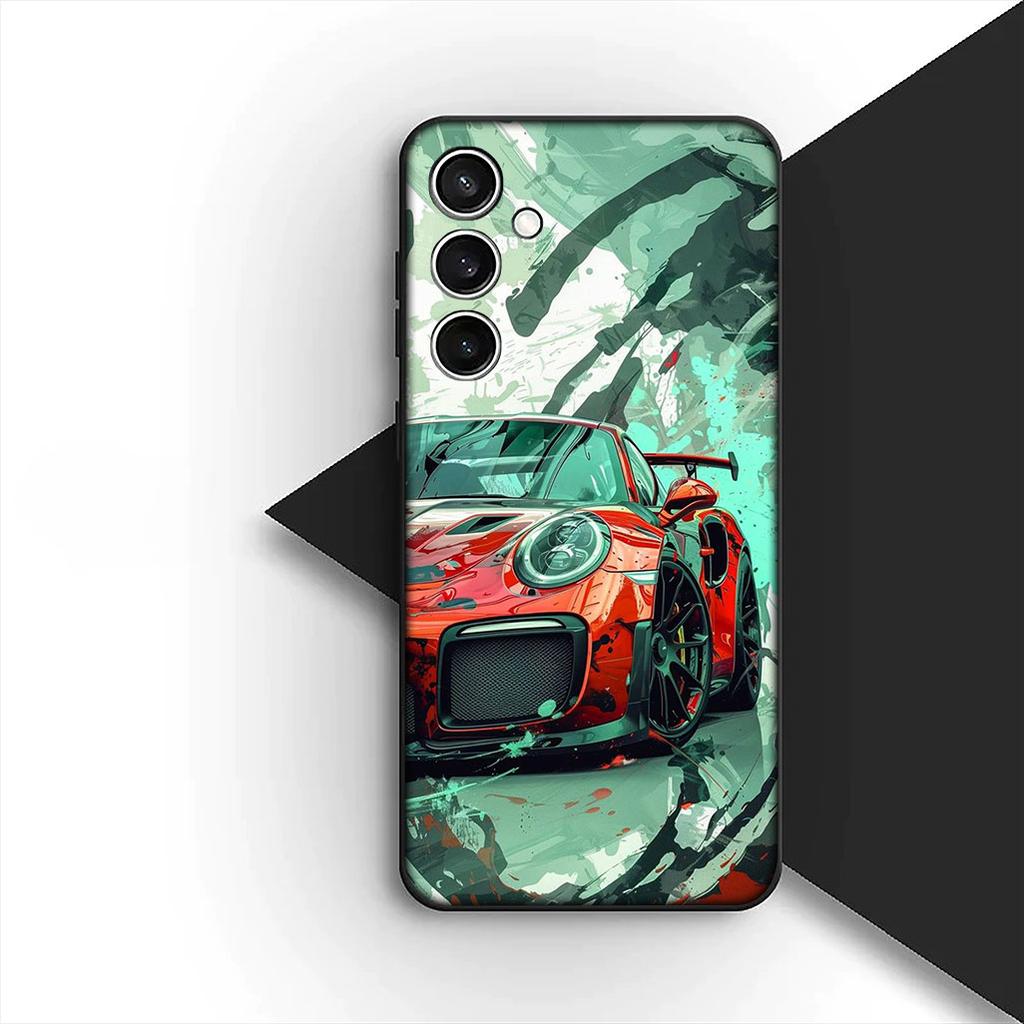 for Xiaomi Redmi Note 12 11 10 A3 Pro 10A 10C 12C Note12 5G 4G Phone Cover Soft Case Supercar Super Car Cartoon taillights