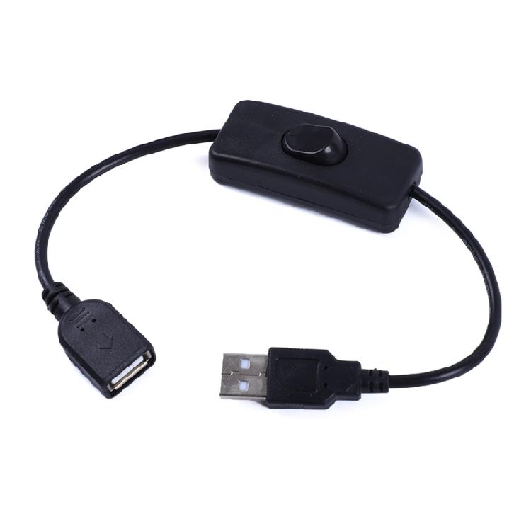 

with ON/OFF Switch USB Cable Extension Toggle Adapter for USB Lamp USB Fan чёрный