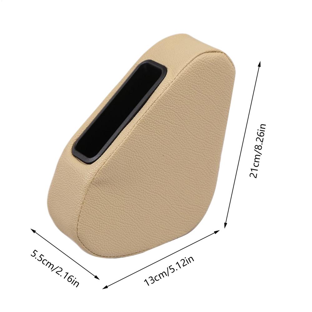 

Car Knee Pad Car Central Control PU Knee Rest Pad Comfort Thigh Support Mat Storage Box for Mobile Phone Cards Notes RV SUV вершковий