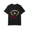 Crew Neck T Shirt White Eagle and Roses Rock Festival Authority Print Unisex Casual Wear for Music Events and Daily Outfits
