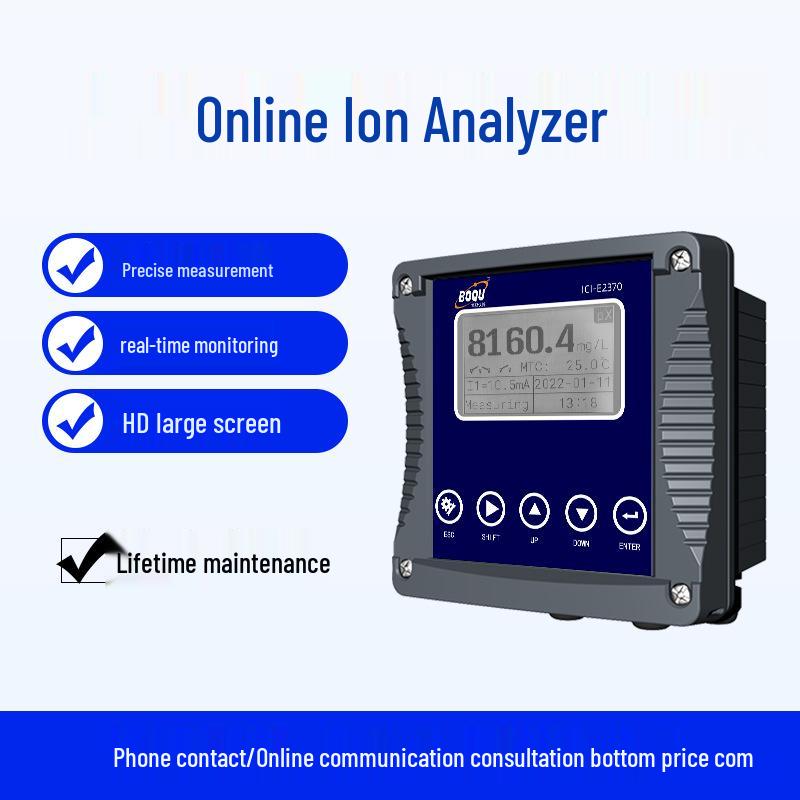 Bochu High-Precision Ion Meter: Fluoride, Chloride, Calcium for Water Quality Monitoring