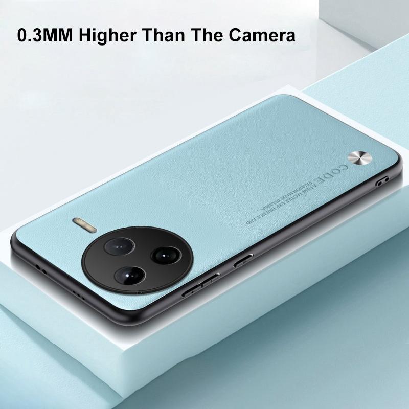 Luxury PU Leather Case For Xiaomi Poco F7 Pro 5G Back Cover Matte Silicone Shockproof Full Protection Phone Case For PocoF7 Pro