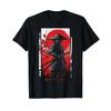 Samurai Red Sun Cherry Blossoms Japanese Art Kids T Shirt Vintage Homme Designer Clothes Casual Unisex Versatile
