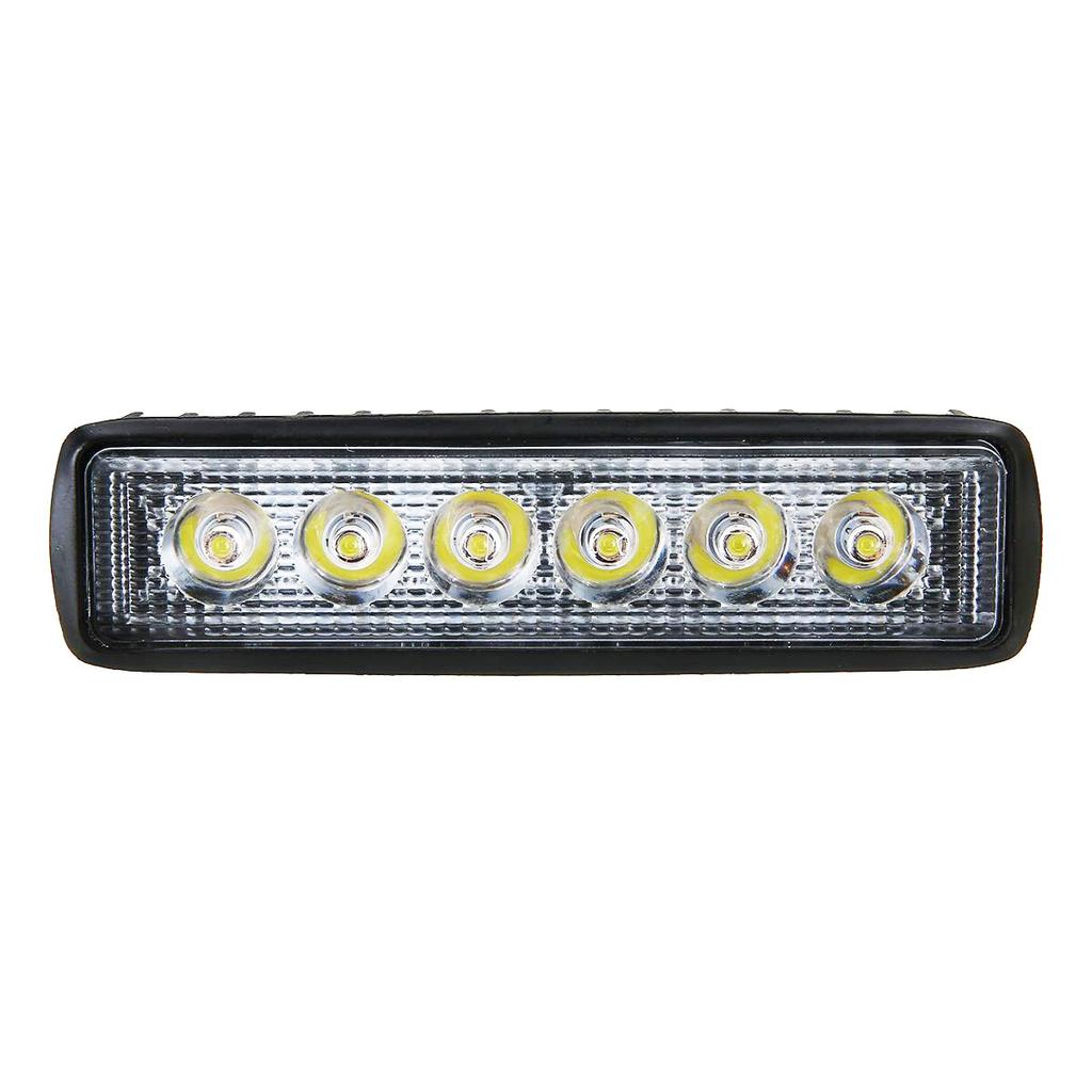 18W12V 6 LED Car LED Work Light DRL Spotlight High Bright Waterproof Auto Offroad SUV Truck Headlights Driving Lamp