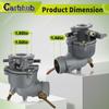 Carbhub Carburetor Replacement For 390323 394228 398170 7HP 8HP 9HP Horizontal Engines Troybilt Carb