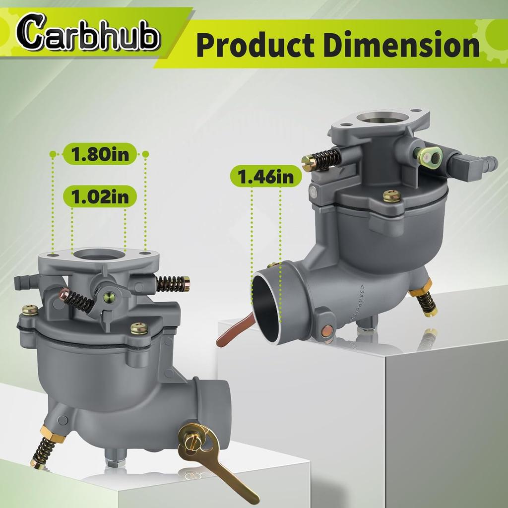 Carbhub Carburetor Replacement For 390323 394228 398170 7HP 8HP 9HP Horizontal Engines Troybilt Carb