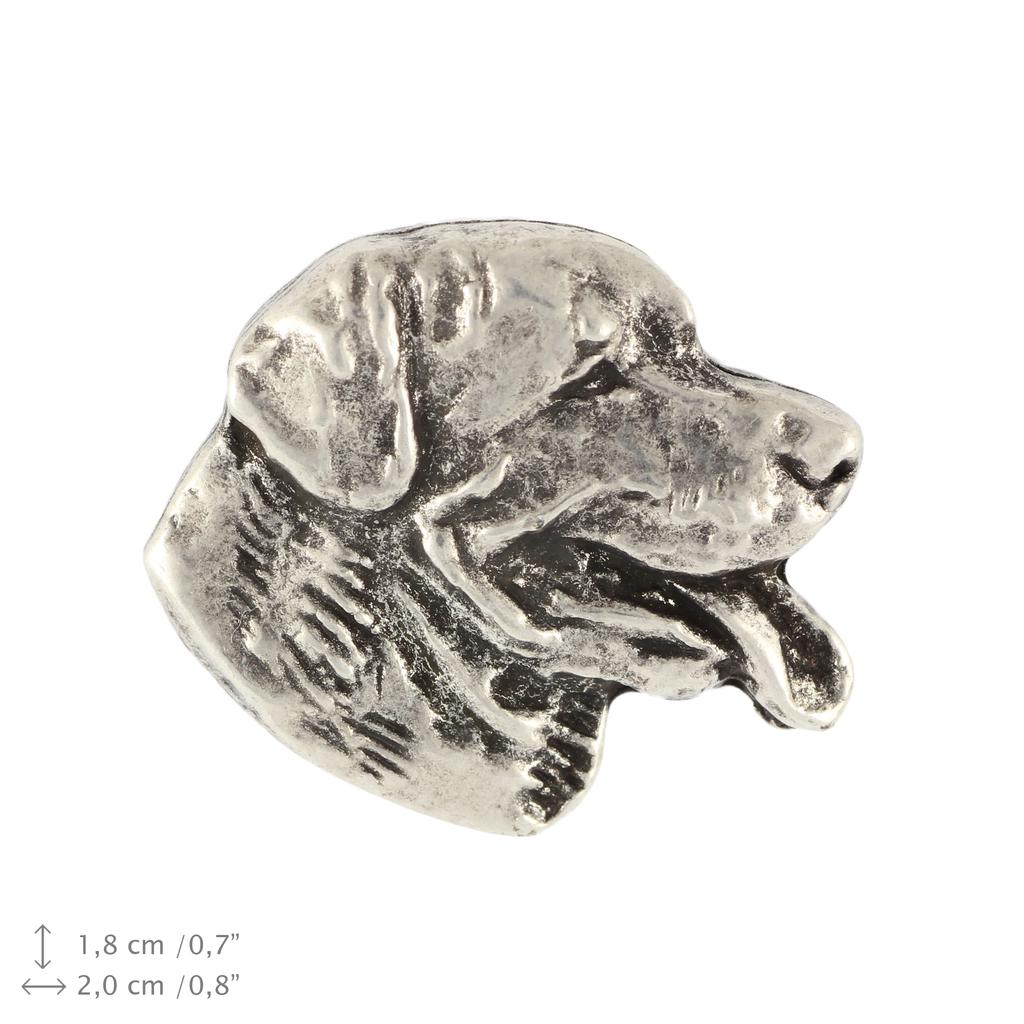 Rottweiler, Rott, Rottie II - Broche de cachorro banhado a prata, alfinete elegante, decoração de lapela de jaqueta da marca Art-Dog