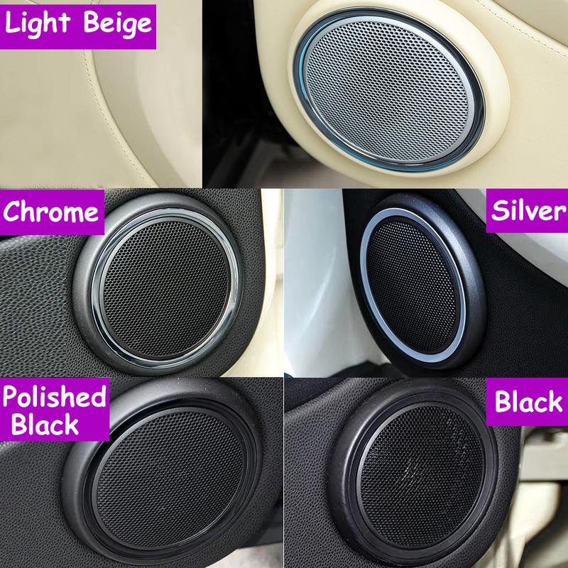 R55 R56 R57 R58 R59 Car Front Left Right Door Woofer Speaker Cover Grille Panel For Mini Clubman Hatchback Convertible Roadster
