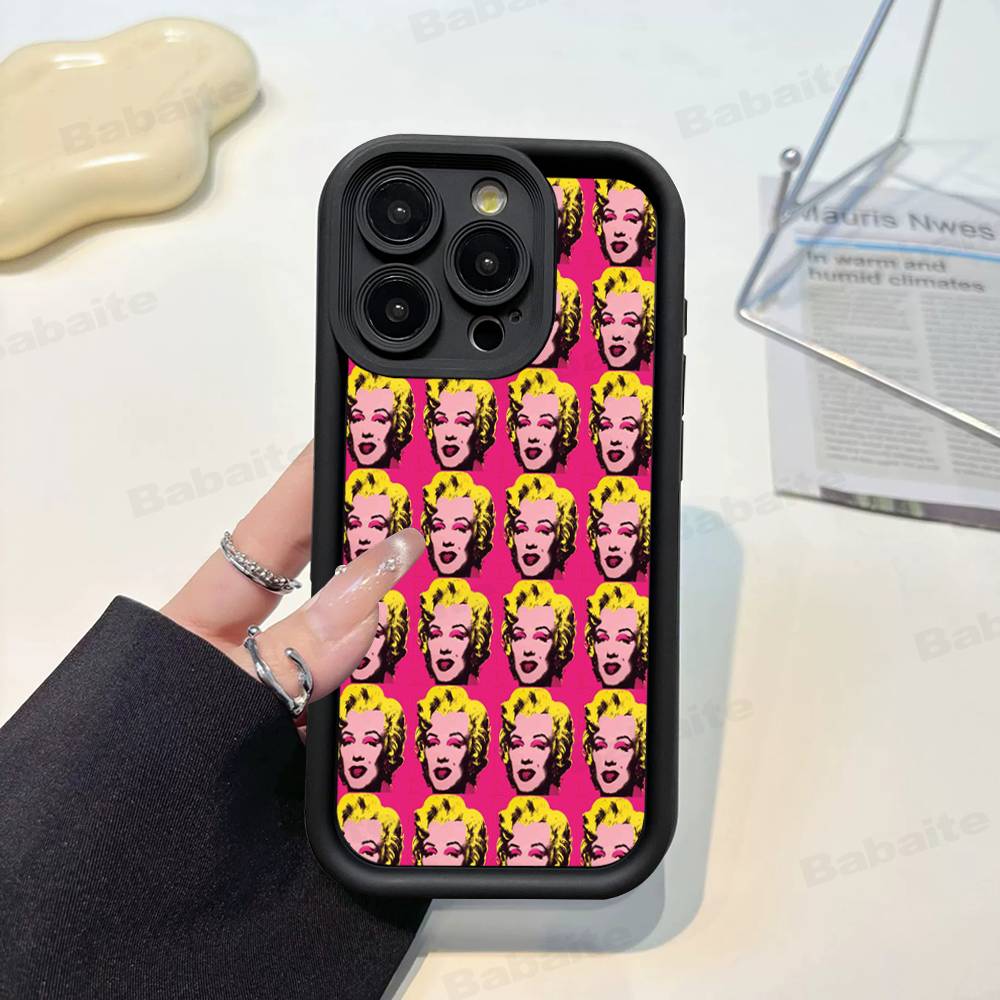 Andy Warhol Art Phone Case For IPhone 17 16 15 14 13 12 11 Pro Max Mini Plus Soft TPU Back Cover