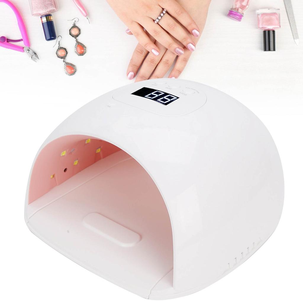 72W Professional Nail Dryer Gel Polish UV LED Light Manicure Curing Nail Art EquipmentUK Plug 110 240V