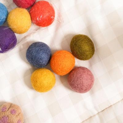 [Pet] Bola de lã para gatos (3 cm) (5P)