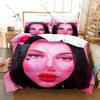 Dela Rose Bedding Set Duvet Cover + 2 Pillowcases Popular Latin Reggaeton Singer Celebrity Bedroom Decor