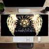 Supernatural Angel Wings Large Gaming Mouse Pad Nonslip Rubber Base Waterproof Desk Mat For Office Pc Laptop