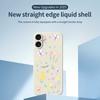 For iPhone 17 Case Small Flowers Pattern Printing Straight Edge TPU Phone Back Cover