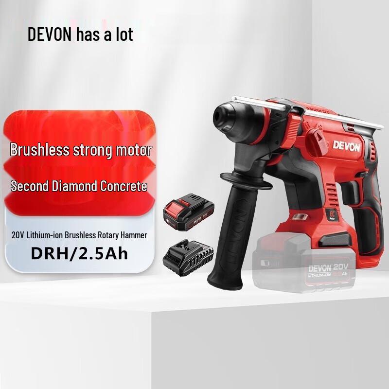 

SMVP 20V Cordless Brushless Rotary Hammer Drill CN plug (adapter included)