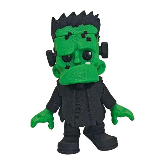 3D Printed Zombie Figurine Movable Joints Halloween Zombie Statue Stress Relief Fidget Toy Desktop Decoration Ornament