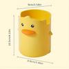 Yellow Duck Desk Organizer-Office & School Supplies Storage for Pens- Fun Workspace Decor | Playful Design | Decorative Storage.
