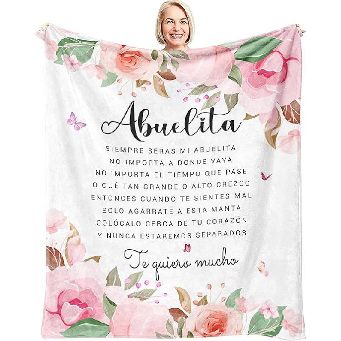 Подарки для бабушки на испанском, Подарки для Абуэлиты, Regalos para Abuela en Español, Подарки на день рождения для Абуэлы, Подарки для Абуэлиты от внуков, Подарки для 60  x 50