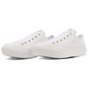 Converse All Star Light Plts Gd Ox Simple Solid Low Top Canvas Shoes Women Sneaker White 31309000
