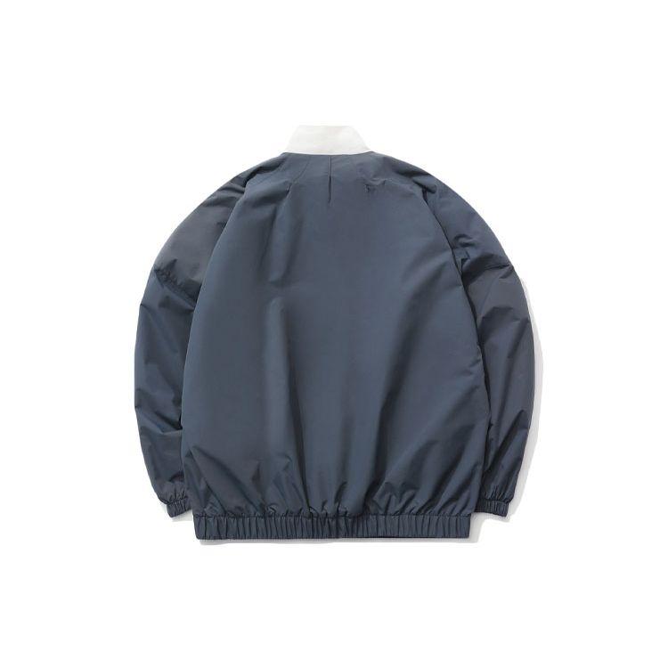 Li Ning Badfive Basketball Series Color Block Stand Collar Loose Jacket Women Jacket Deep-Shadow-Blue AFDR034-1