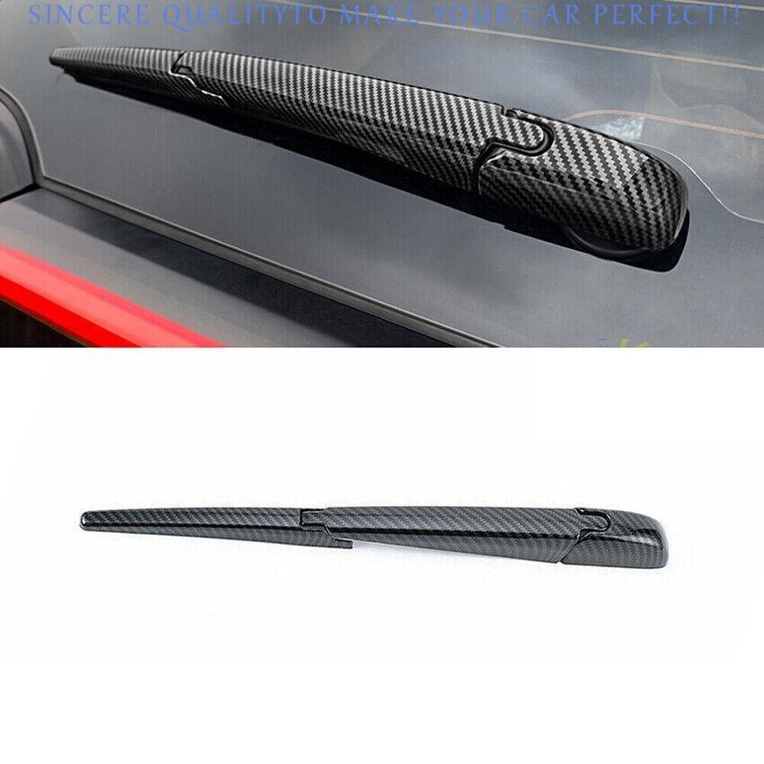 For Toyota RAV4 2019-2025 Carbon Fiber Tail Rear Window Wipers Snow Cover Trim