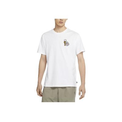 SB Skateboard Crew Neck Short Sleeve T-Shirt Men Tops White DD1307-100