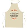 Kitchen Apron - A Sarah Also Awesome - Breton Print - Thick Resistant Cotton - Printed In France