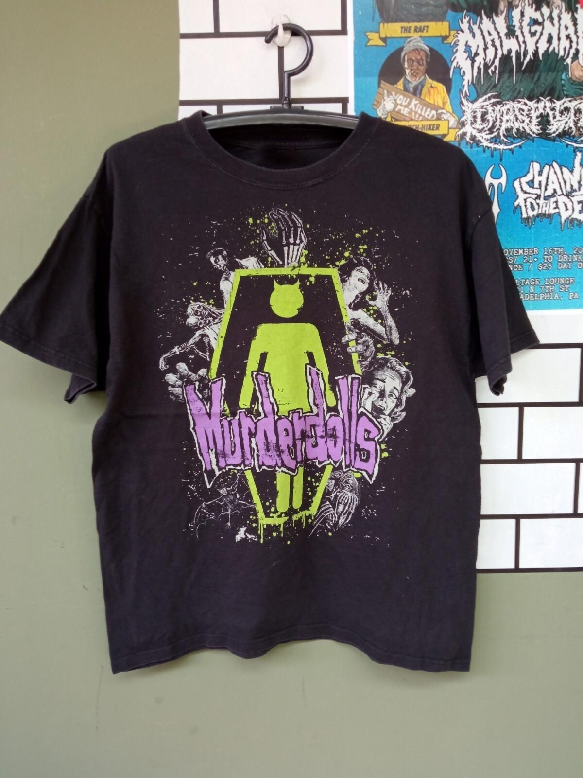 Murderdolls Tour Vintage T Shirt Rock Band Concert Album NZ231 FREE SHIPPING S
