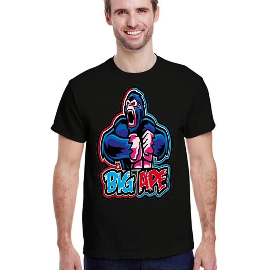 Big Ape Unisex T Shirt S 2xl All Colors Vintage Slightly Stretched Unisex Designer Clothes Top For Everyday Wear Soft