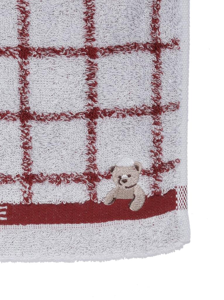 Gelato Pique Bear Face Towel PWGG254553 Red F Women's