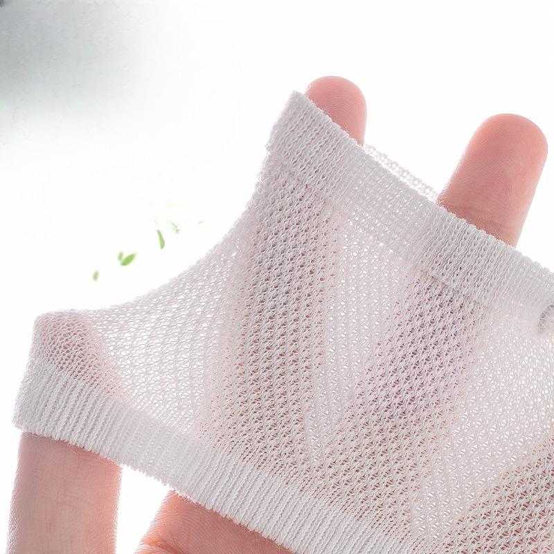 Half-length Socks for Women In Summer, Thin Mesh Half-length Flip-flops Socks, Sponge Pads, Two-toed Socks for The Soles of The Feet